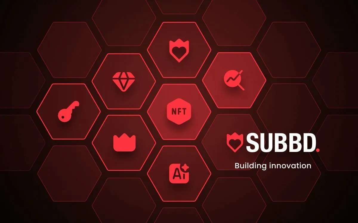 SUBBDと六角形のアイコン