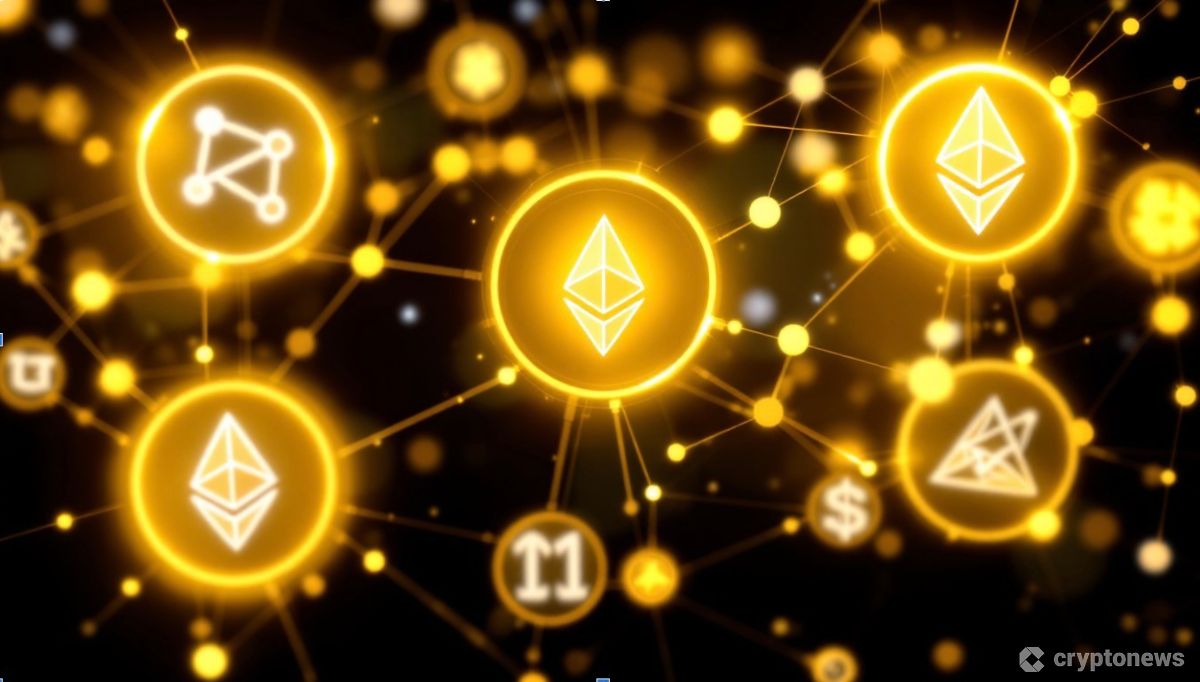 DeFi規制撤廃後の主要ブロックチェーンへの資金の流れを示す概念図