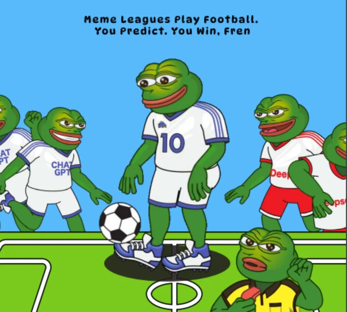 サッカーを楽しむぺぺ