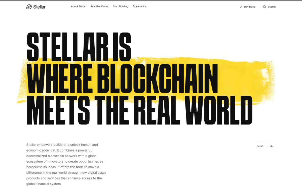 仮想通貨ステラルーメン（XLM）HP