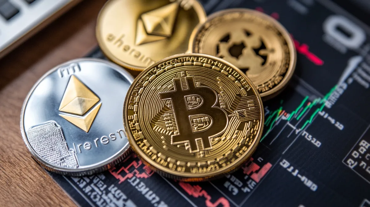 ビットコインとイーサと取引画面