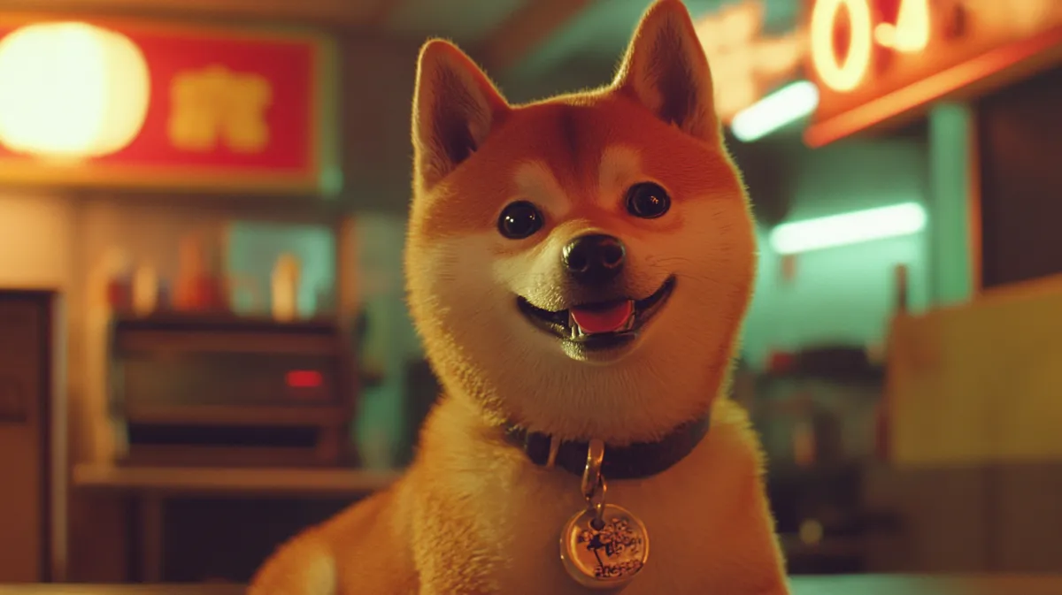 愛くるしい丸々の柴犬