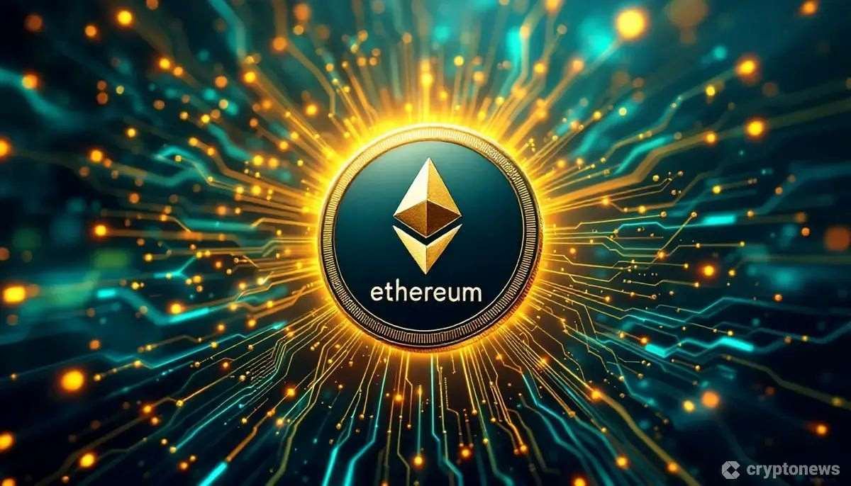 抽象的な金融ネットワークの中で輝くイーサリアムのコイン