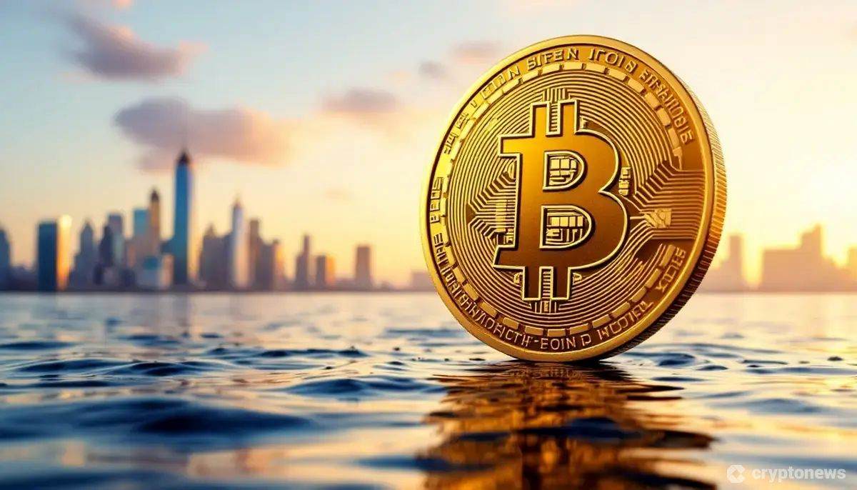落ち着いた市場環境で価値を保つビットコインのイメージ