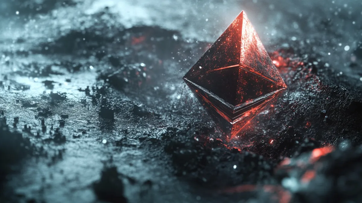 銀世界に浮かぶイーサリアム