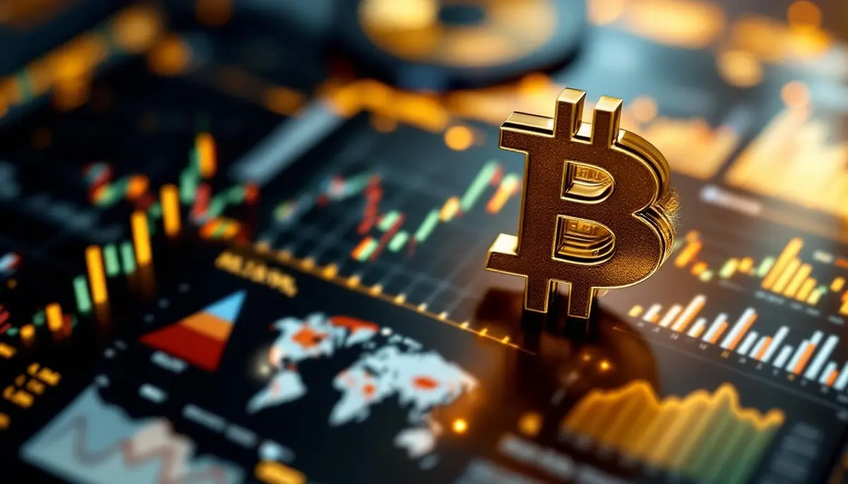 ビットコインを含む投資ポートフォリオの分析チャート