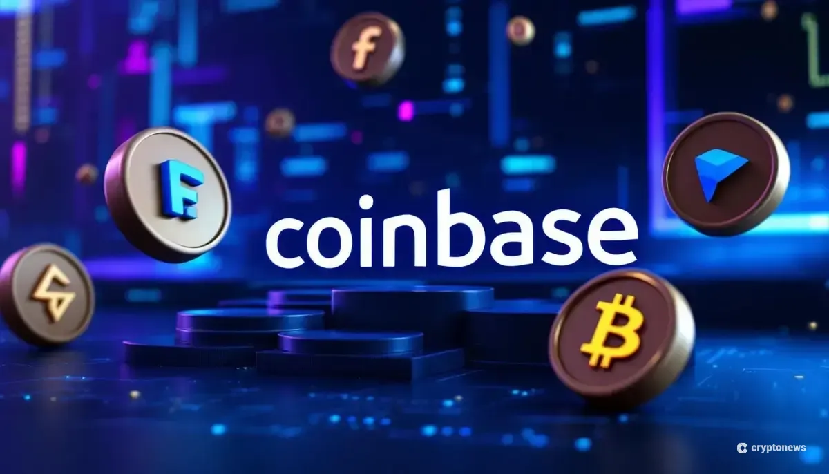 コインベースに新規上場するFartcoin、Subsquid、PancakeSwapの仮想通貨ロゴ