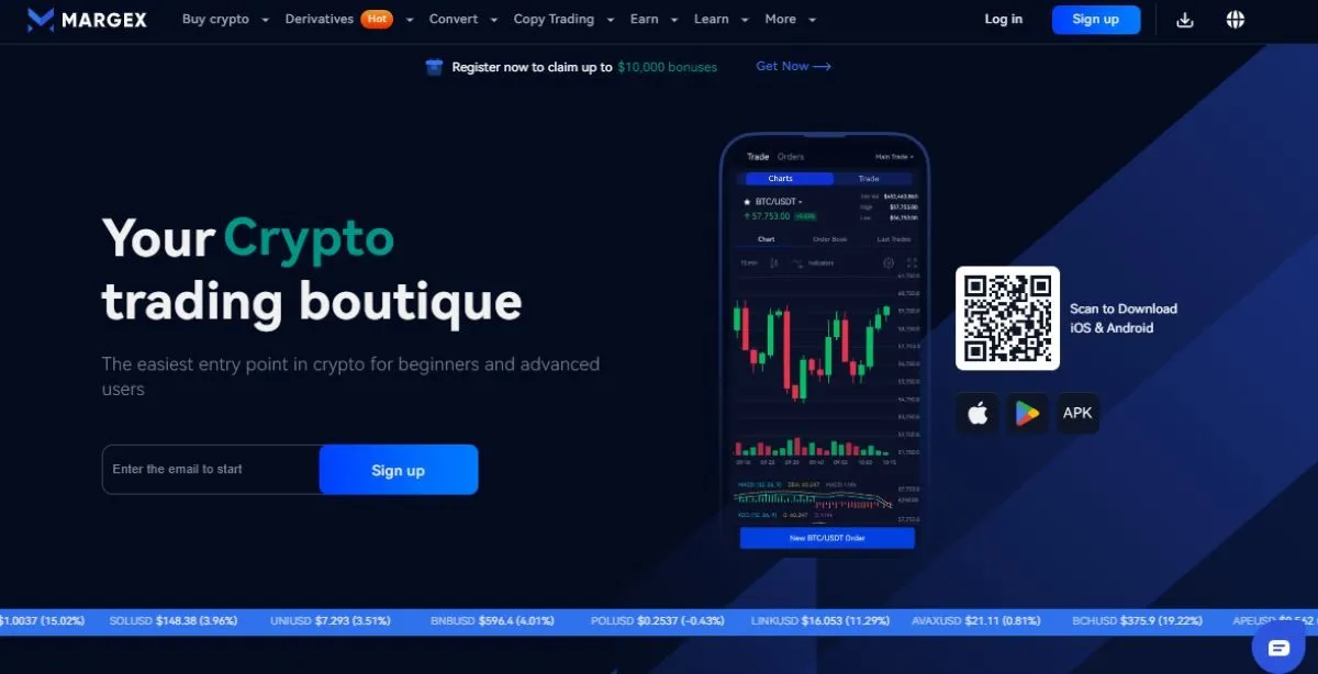 Margex公式ウェブサイト