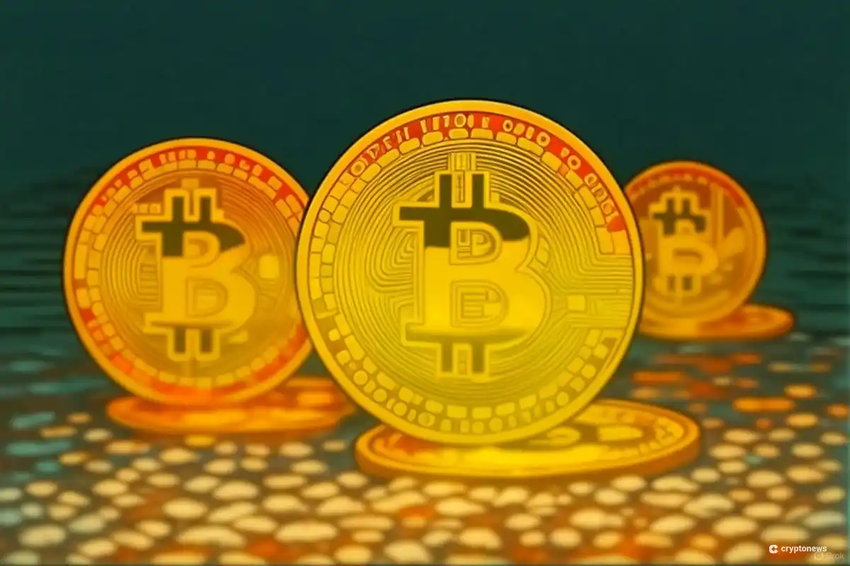 仮想通貨が並ぶイメージ画像