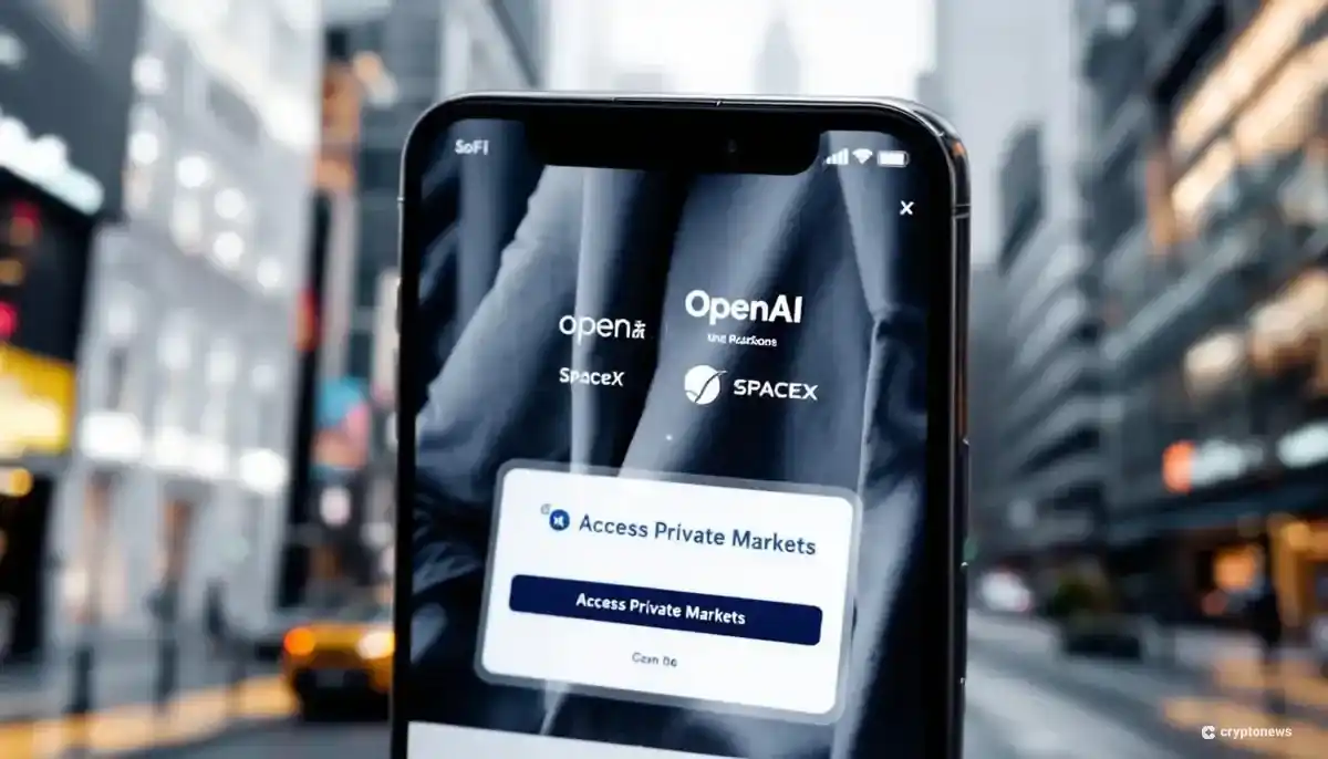 SoFiのアプリ画面に表示されたOpenAIやSpaceXなど未公開企業への投資機会