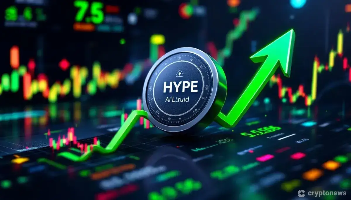 過去最高値を更新し、急騰するHyper Liquid(HYPE)トークンのシンボル