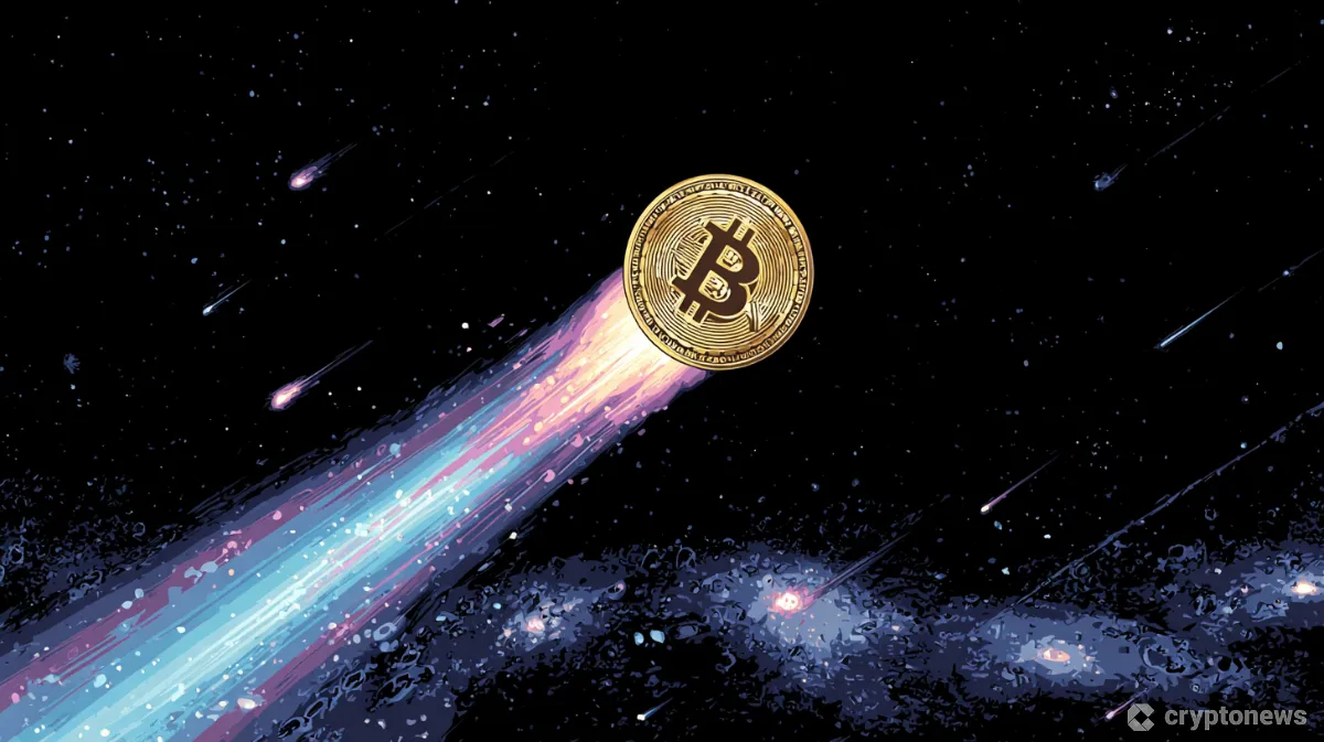 ビットコインが急騰するイメージ