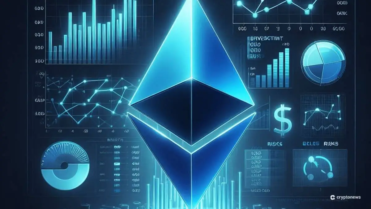 青いイーサリアムと複数の取引ツールやチャート