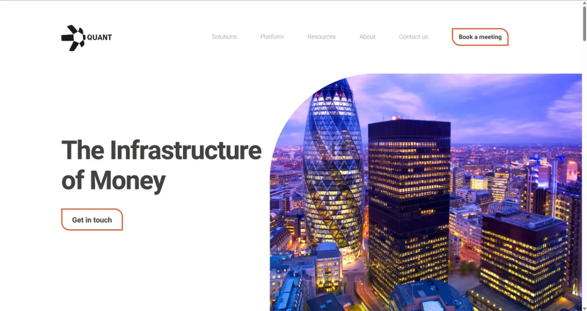 クアントの公式ホームページ