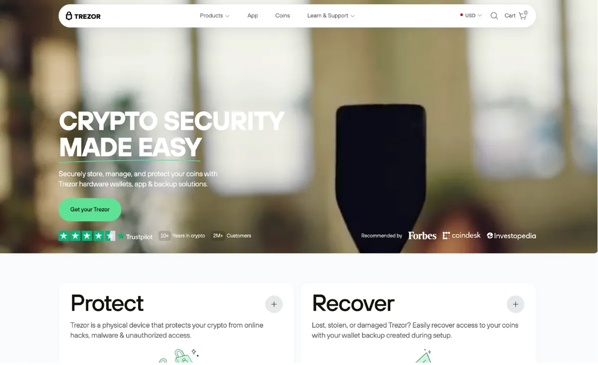 トレザー ホームページ