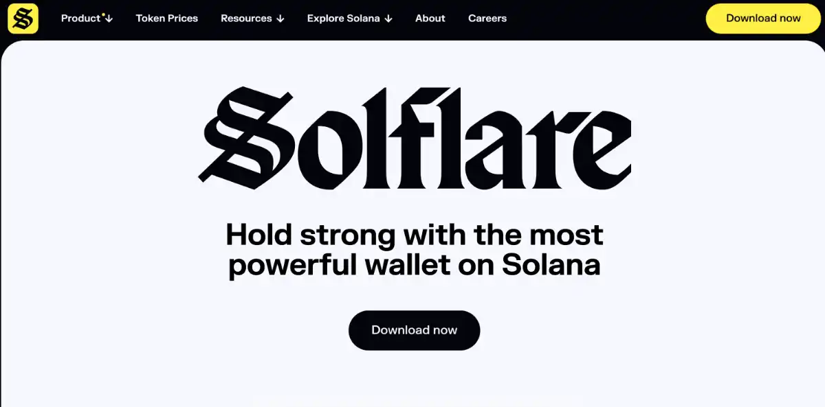 ソルフレアのホームページ