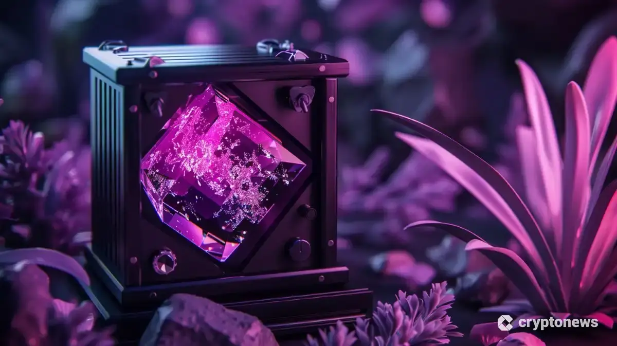 ブロックチェーン資産を守る、デジタル機能搭載の宝石型セーフ