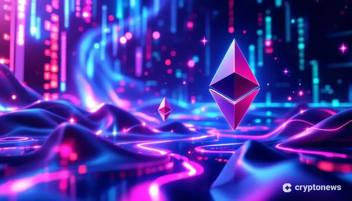 アルトコインシーズンのトレンド変化を象徴する未来的なデジタル空間のイメージ