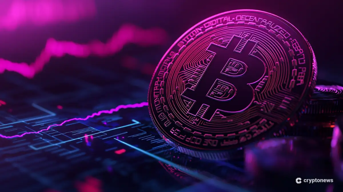 ビットコインと長期チャートのイメージ