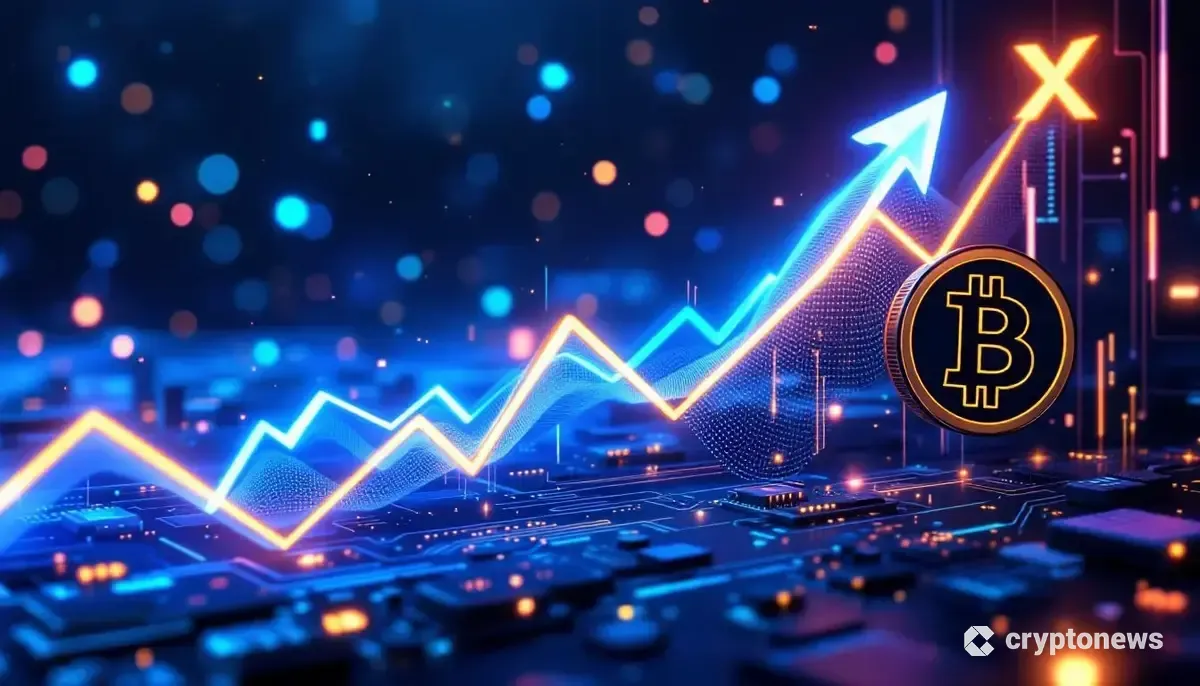 ビットコインの半減期後に価格が上昇するXRPの将来性を象徴するイメージ画像