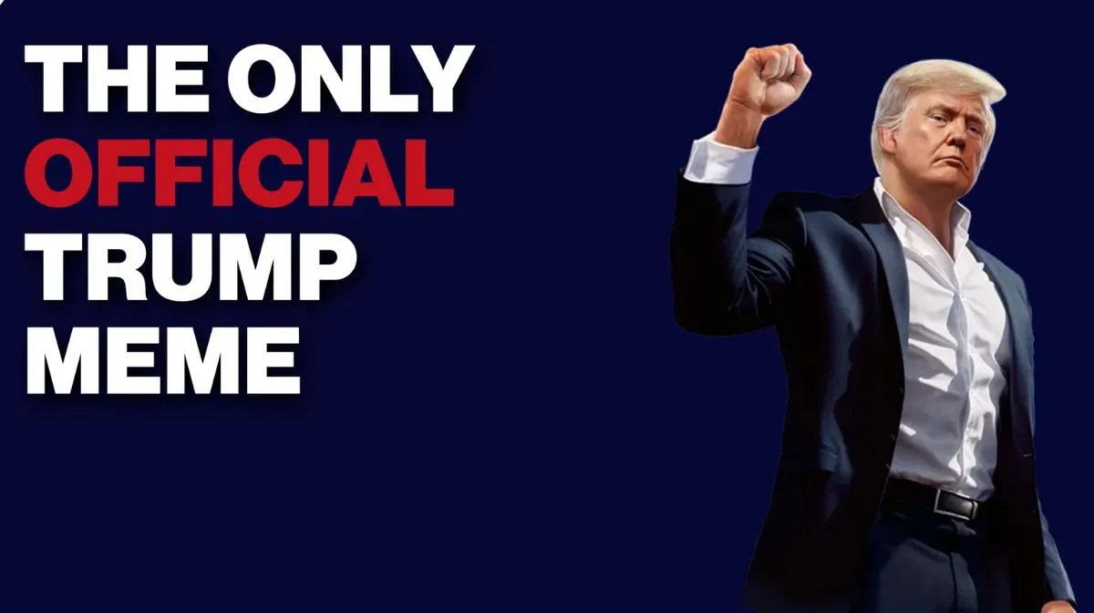 トランプコイン(TRUMP)の公式プロモーション画像