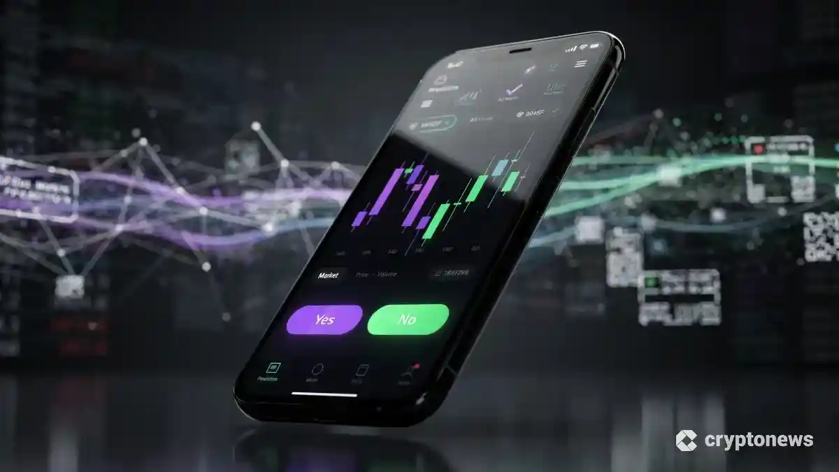 Solanaブロックチェーン上で動作するKalshiの予測市場アプリ画面とデジタル金融データのイメージ