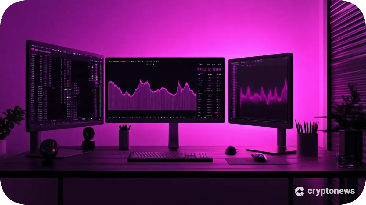 レバレッジ指標やマージンコール警告が表示された、ミニマルな日本のトレーディングデスク