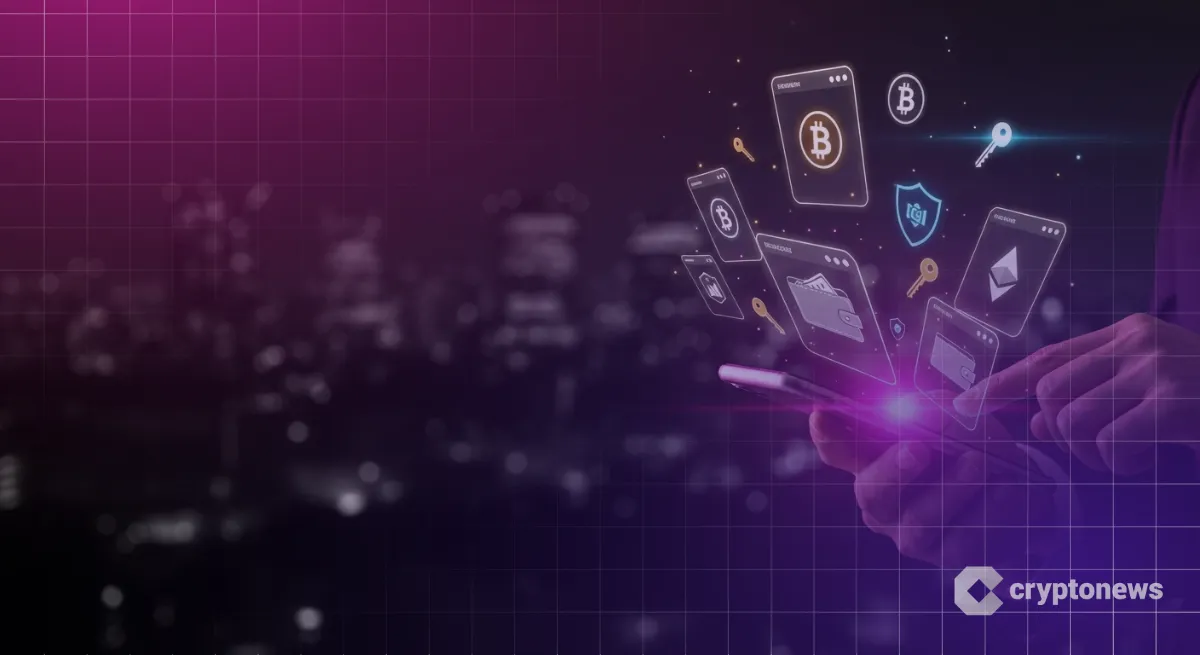 東京夜景、スマホで操作するおすすめ仮想通貨ウォレット