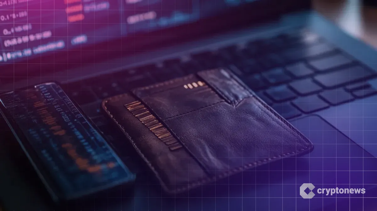 Web3ウォレットのセキュリティ、スマホ画面を見るビジネスパーソン