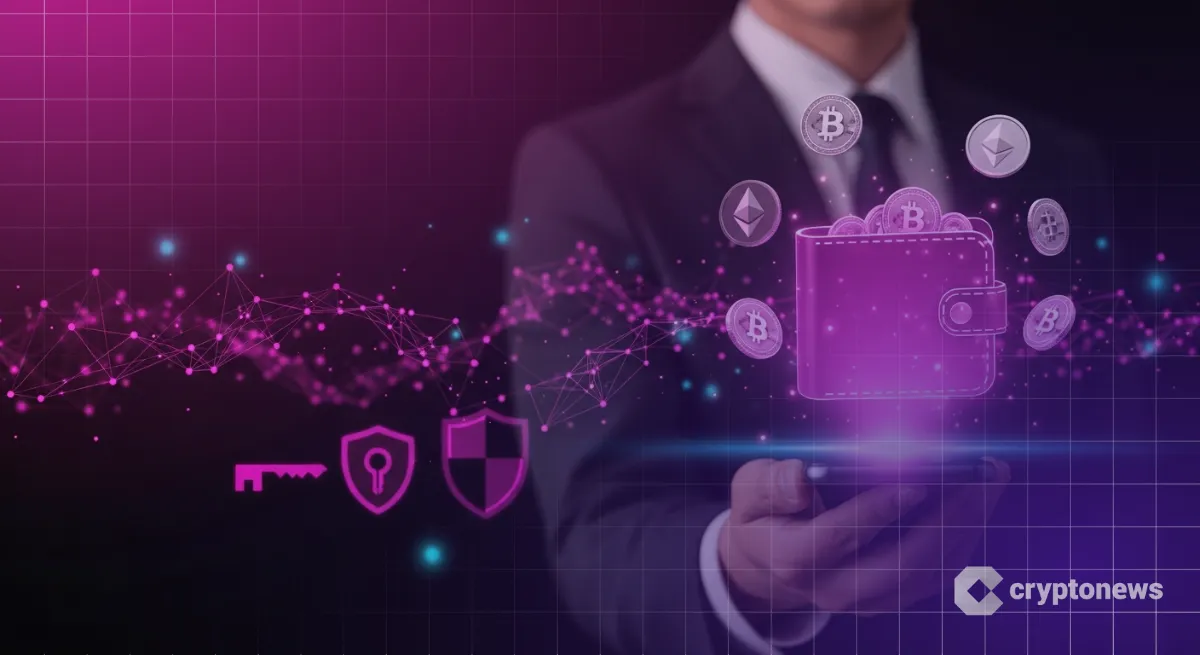 スマホからホログラムが浮かび上がる仮想通貨ウォレット