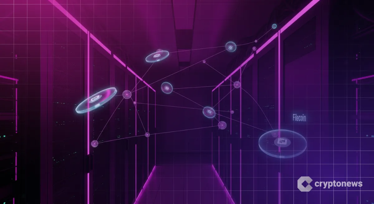 分散型ストレージをイメージしたFilecoin(ファイルコイン)のサーバールーム