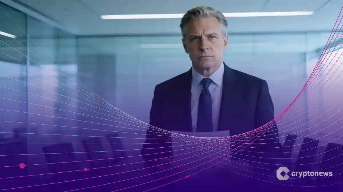 マイケル・セイラー氏がMSCIへの公開書簡を手に厳しい表情で立っている様子