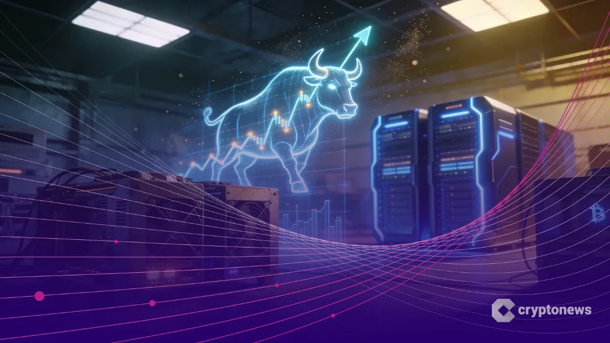 AIデータセンターへ転換するビットコインマイニング施設と上昇チャート