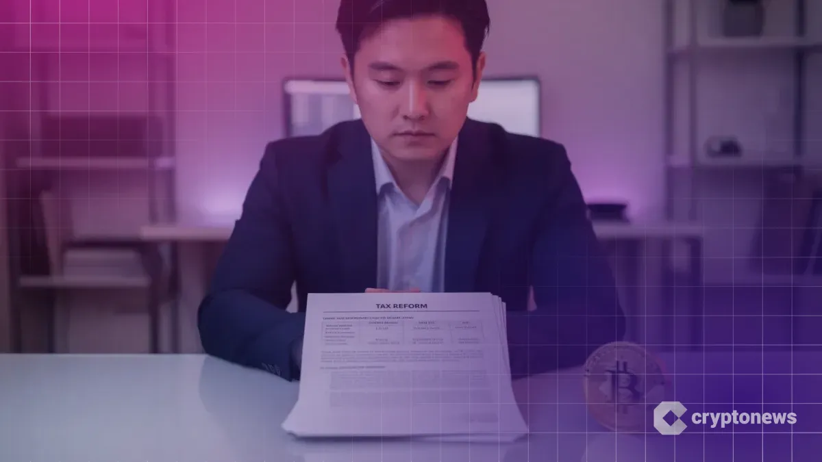 税制改正の書類に期待を寄せる日本の個人投資家とビットコイン