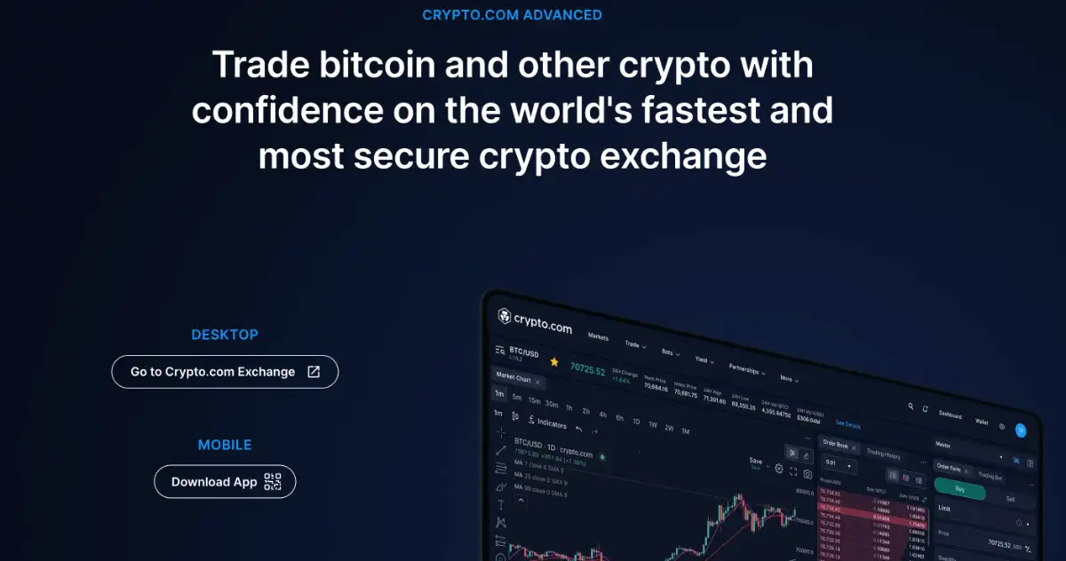 クリプトドットコムのホームページ 2