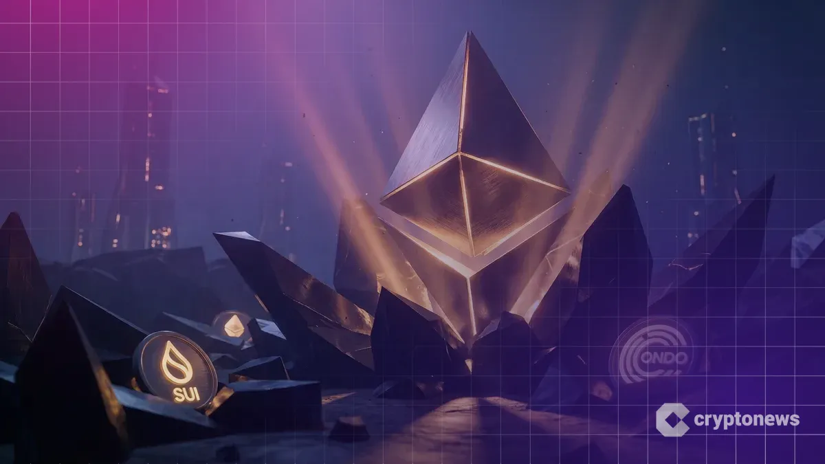 2026年に向けた割安な仮想通貨イーサリアムとSui、Ondoのイメージ