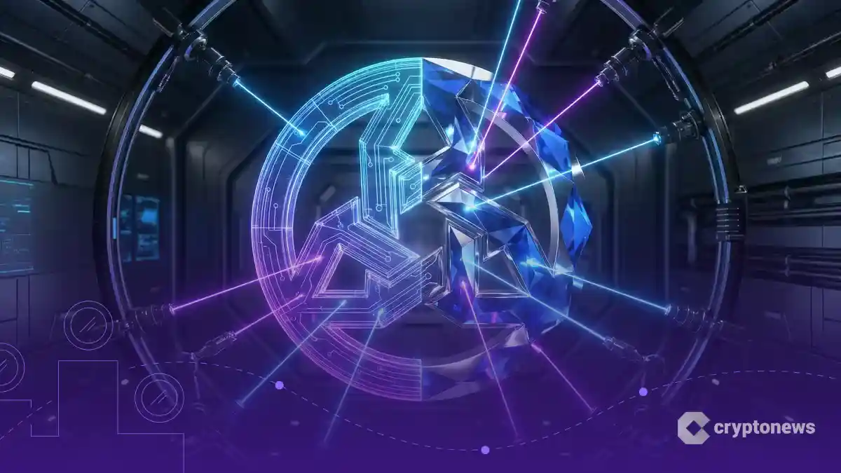 設計図から実体へと進化・構築されるAstar Networkのロゴと開発レーザー