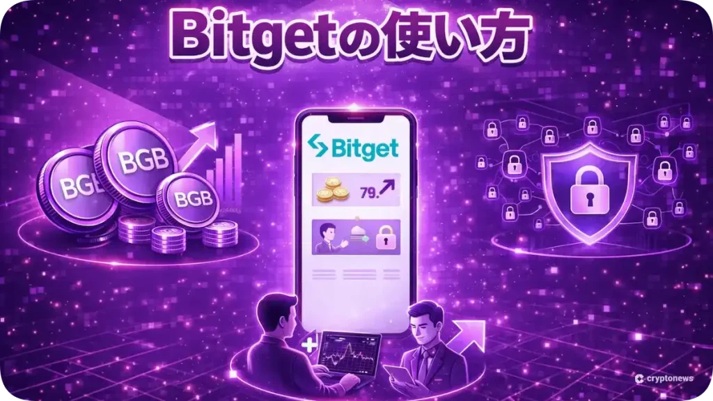 Bitgetの使い方のポイントを表す画像