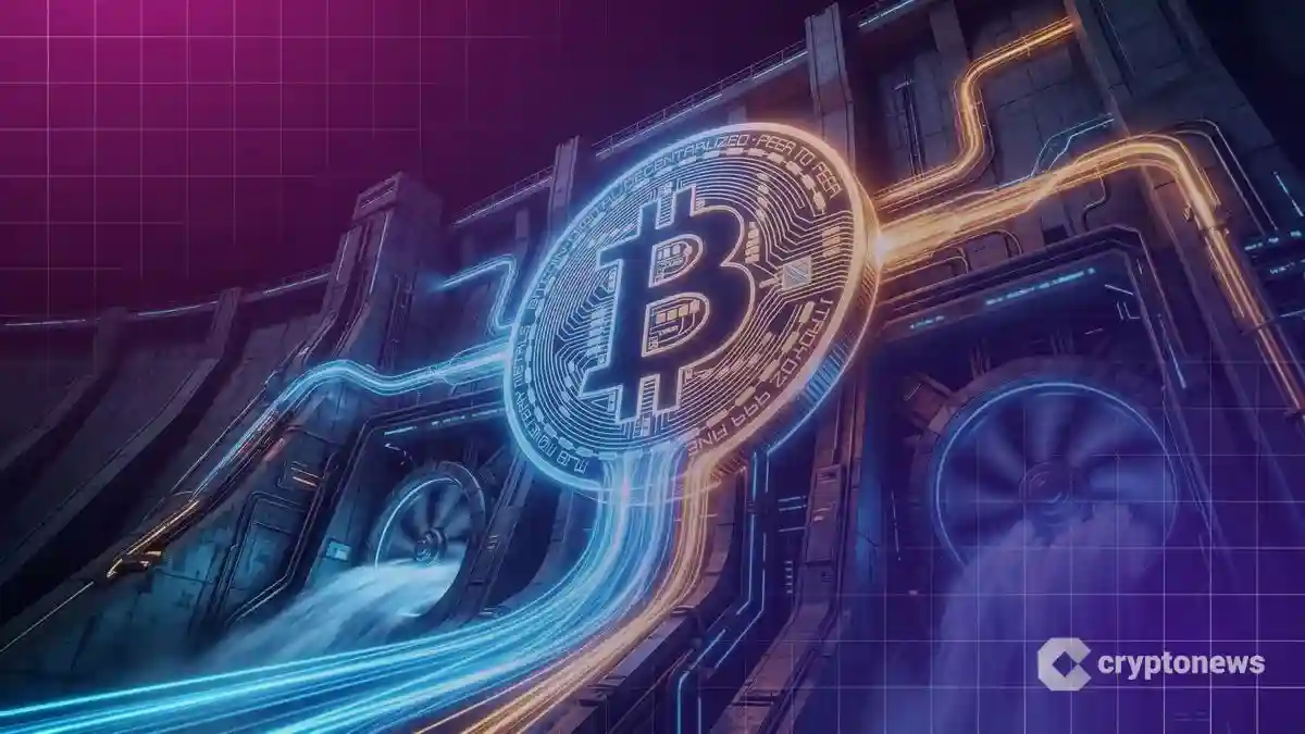 ブータンの水力発電マイニングと計画的なビットコイン送金を象徴する画像