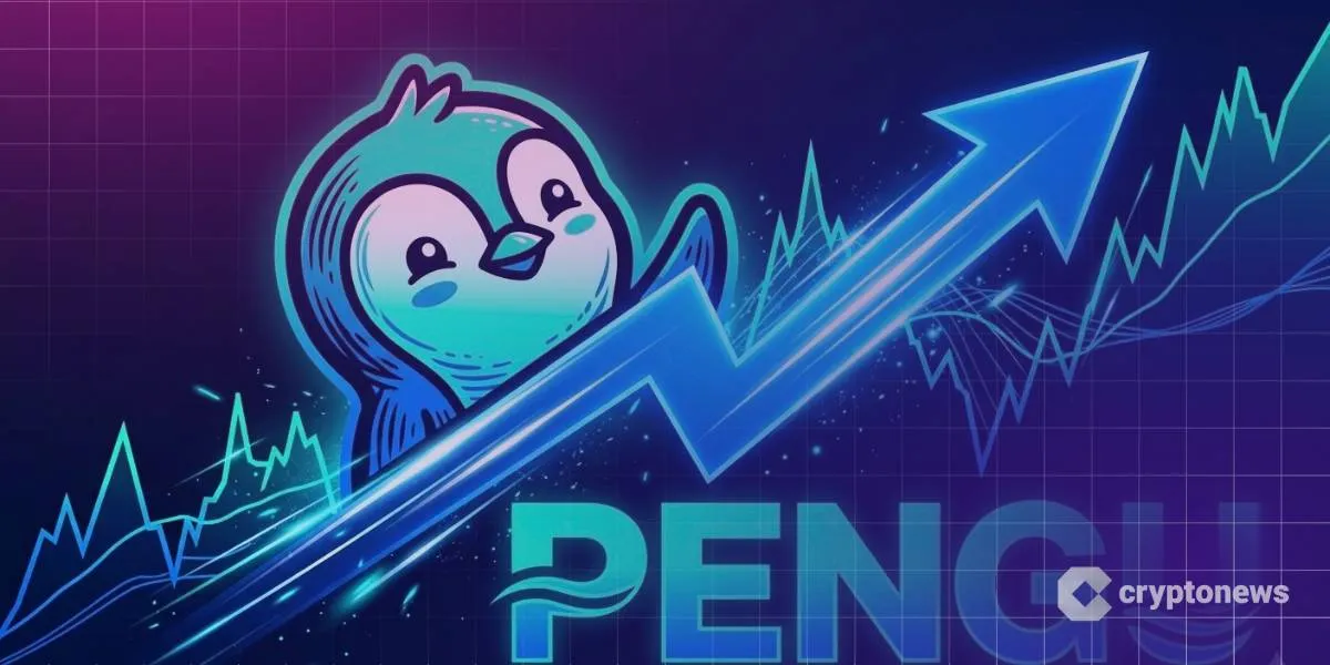 PENGUトークンが急騰するイメージ画像