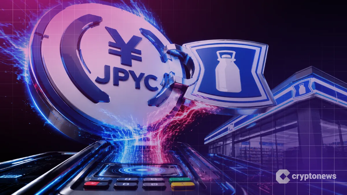 ローソンとJPYCが連動するステーブルコイン決済実証実験のイメージ画像