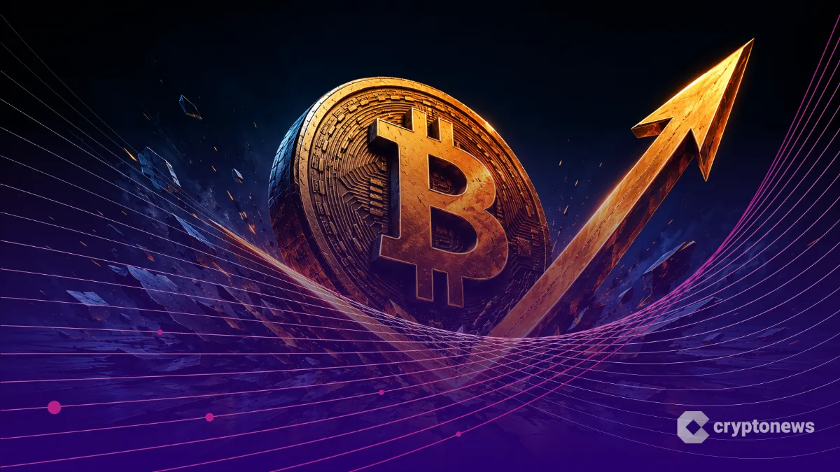 ビットコインが底打ちして反発するイメージ画像