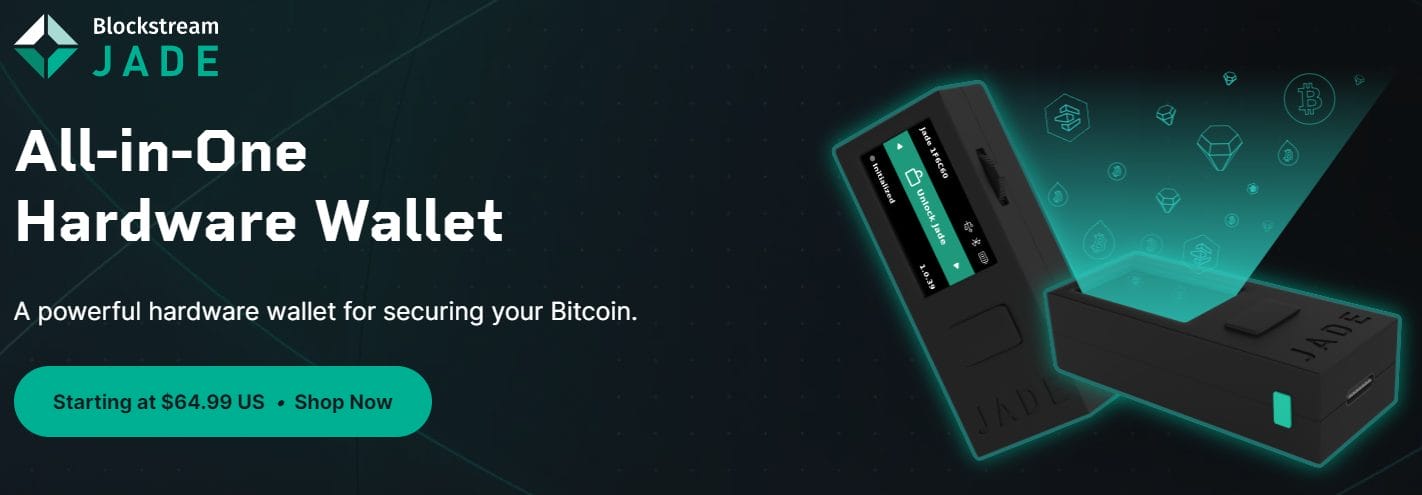 Blockstream Jade crypto wallet