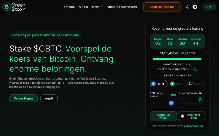 Green Bitcoin, welke crypto gaat stijgen