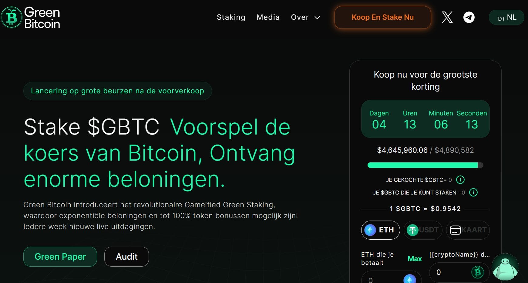 Green Bitcoin nieuwe altcoin