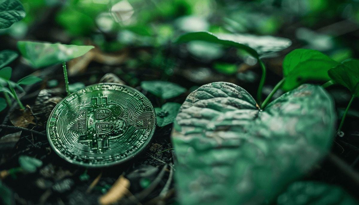 Green Bitcoin lancering op dex
