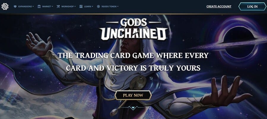 Crypto Trading Card Game: Gods Unchained