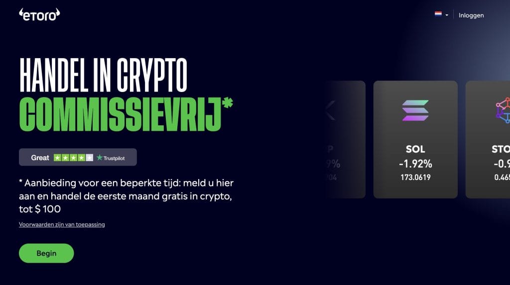 eToro - Beste daytrading broker van Nederland