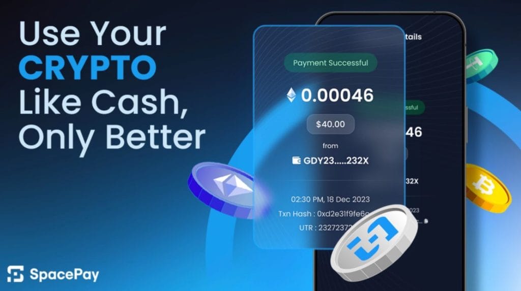 Eenvoudige crypto betalingen met SpacePay
