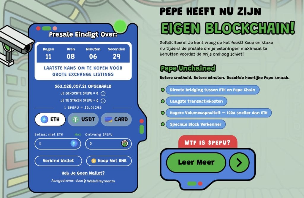 Pepe Unchained Presale 